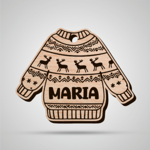 Camisola de Natal com nome