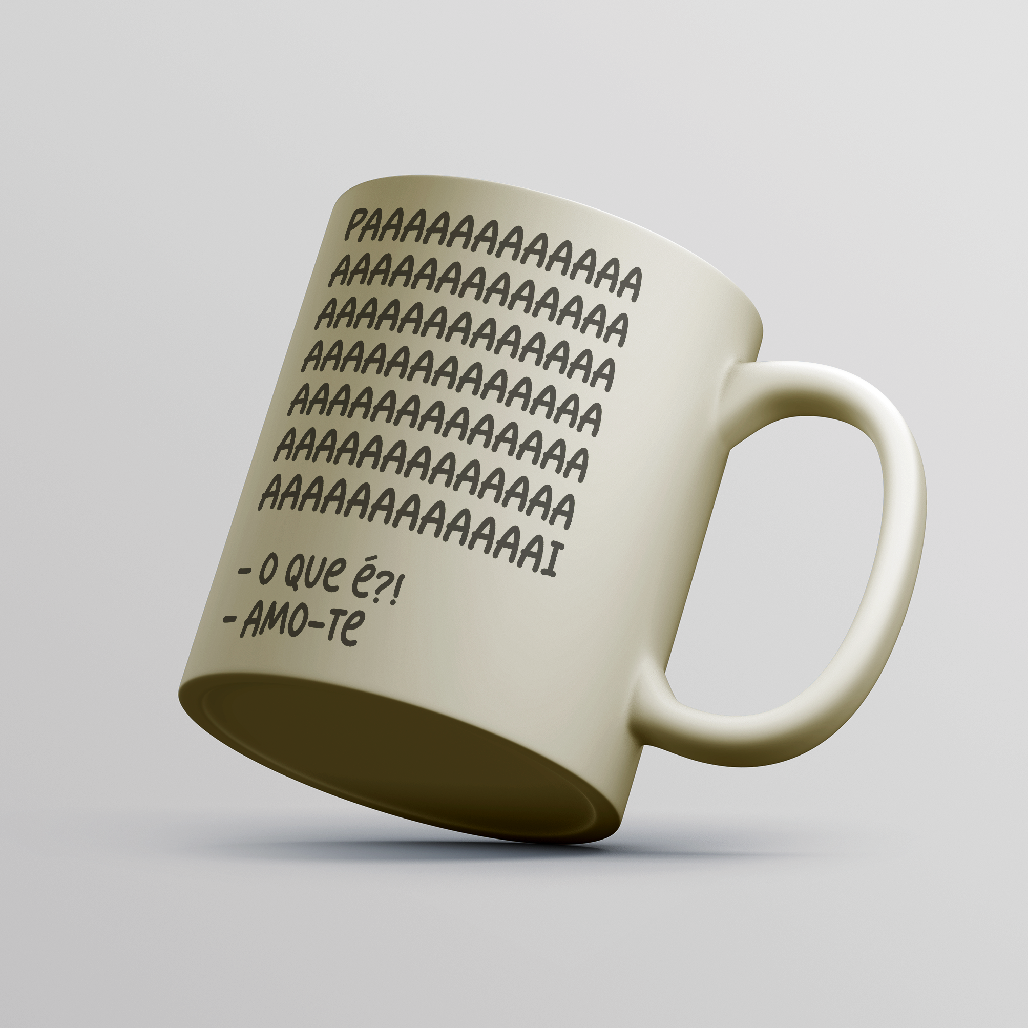 Caneca_PAAAAAI_mate_bege Caneca PAAAAAAI. O QUE É?!